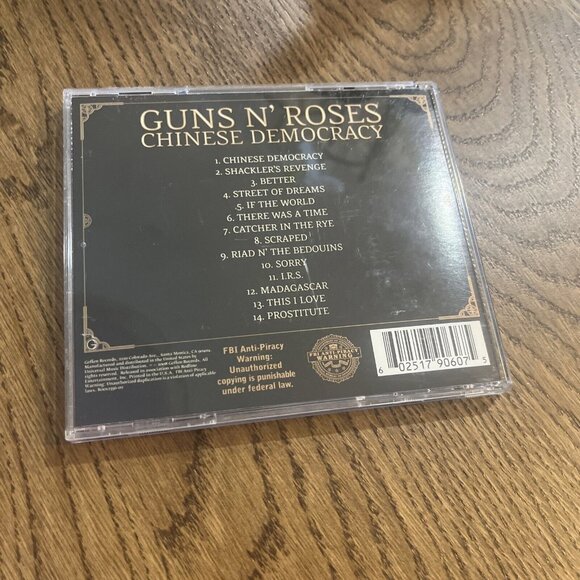 Guns N' Roses : Chinese Democracy CD (2008) Black Frog/ Geffen - Picture 7 of 7